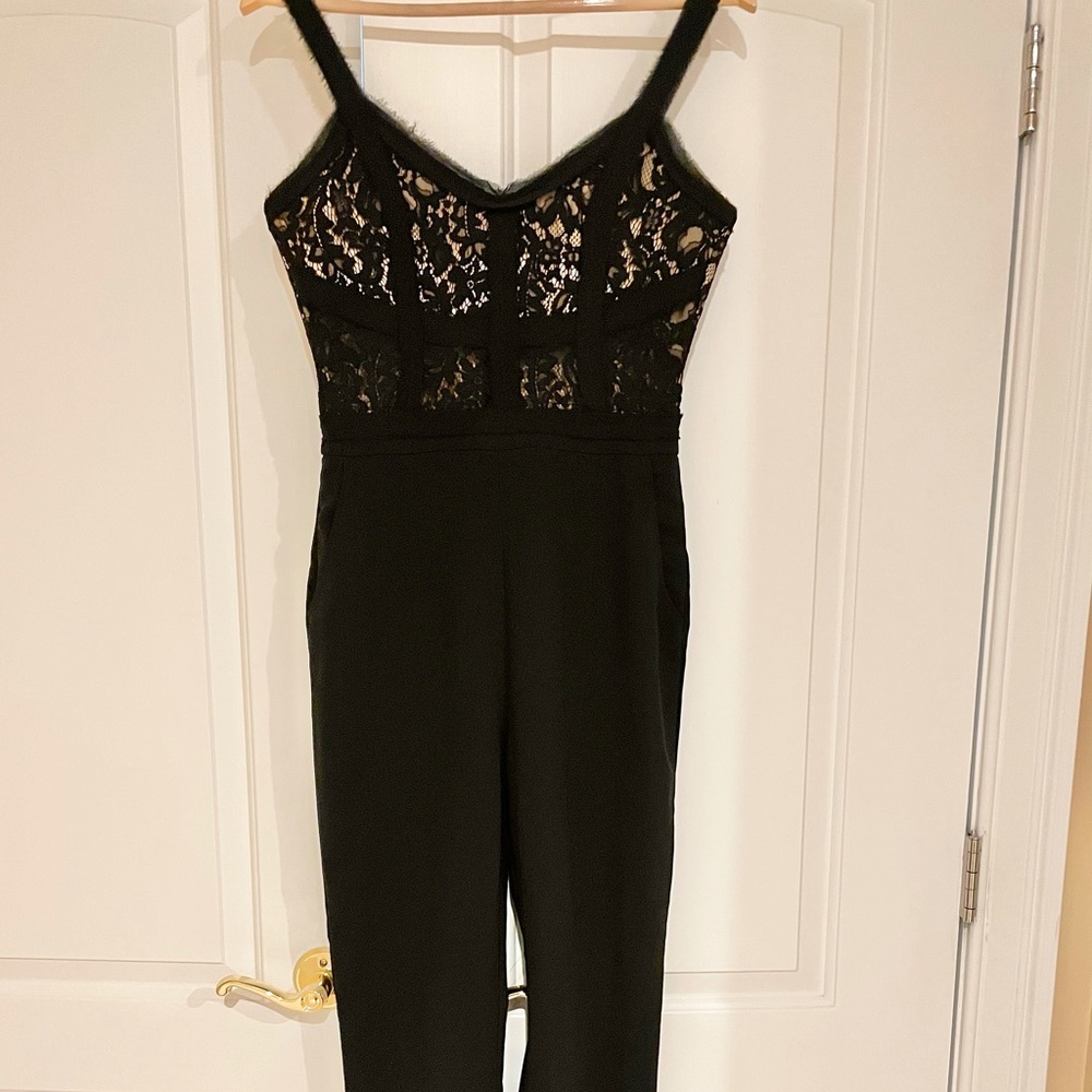 Black Lace Jumpsuit